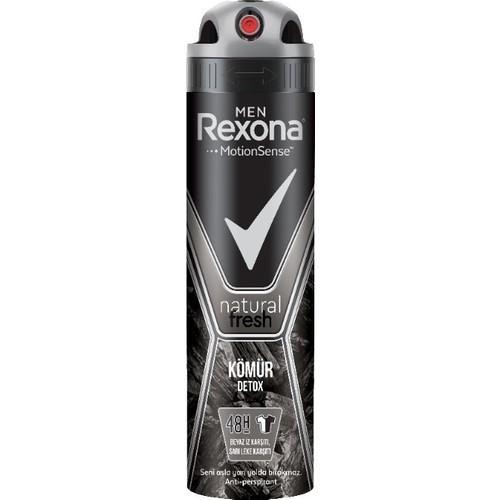 Rexona Men Natural Fresh Kömür Detox Sprey Deodorant 150 ml