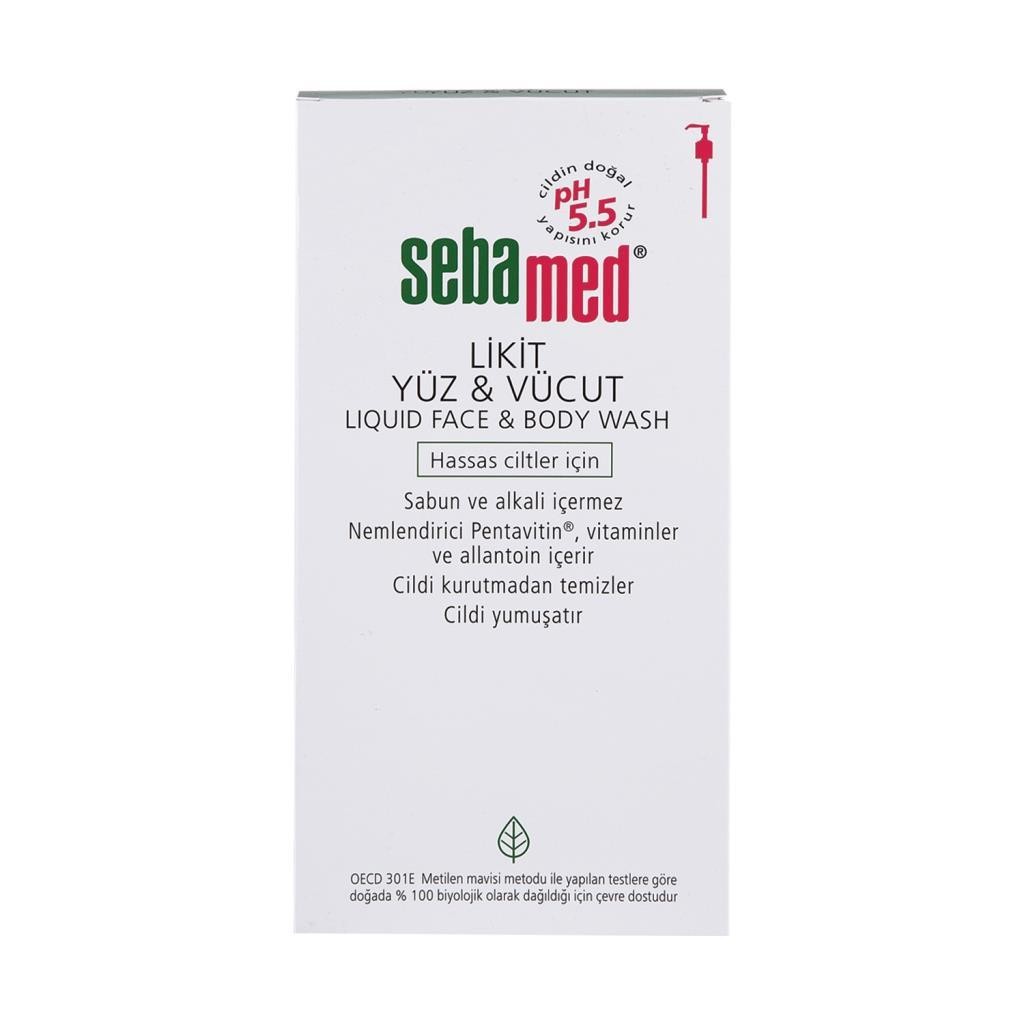 Sebamed Likit Yüz ve Vücut Temizleyici Jel 1000 ml