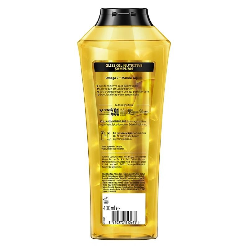 Gliss Oil Nutritive Besleyici Şampuan 400 ml 