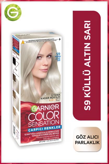 Garnier Çarpıcı Renkler S9 Küllü Altın Sarı Saç Boyası