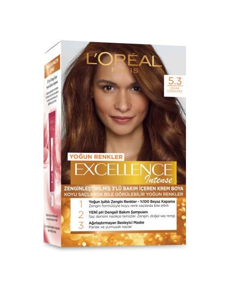 L’Oréal Paris Excellence Intense Saç Boyası - 5.3 Sıcak Çikolata