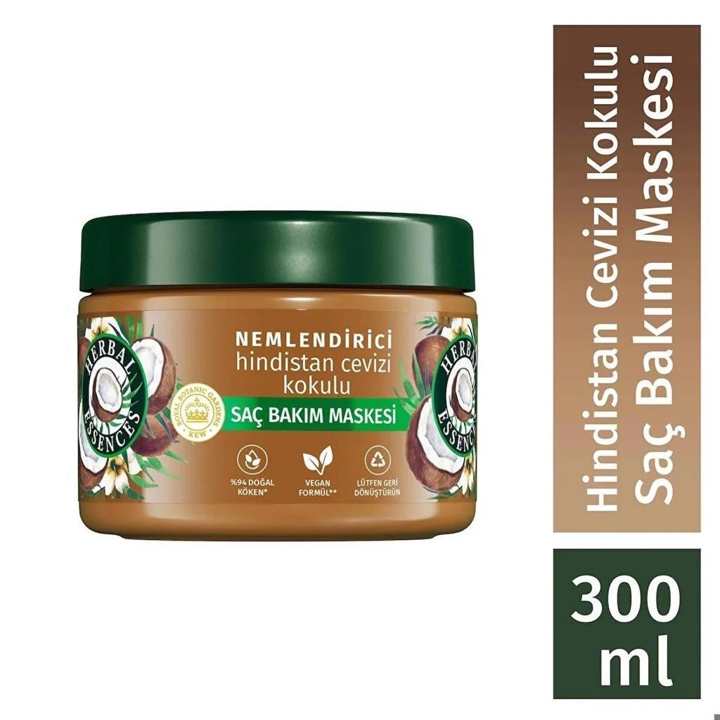 Herbal Essences Nemlendirici Hindistan Cevizi Kokulu Saç Bakım Maskesi 300 ml 