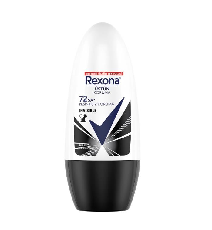 Rexona Kesintisiz Üstün Koruma Kadın Roll-On Deodorant Invisible 50 ml