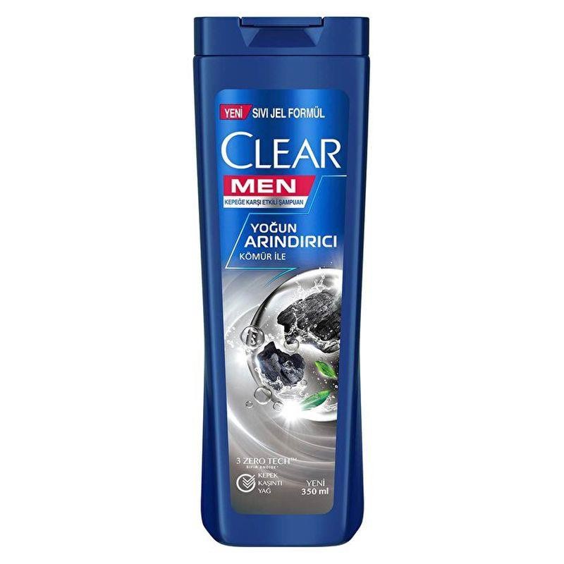 Clear Men Kömür İle Yoğun Arındırıcı Kepeğe Karşı Etkili Şampuan 350 ml