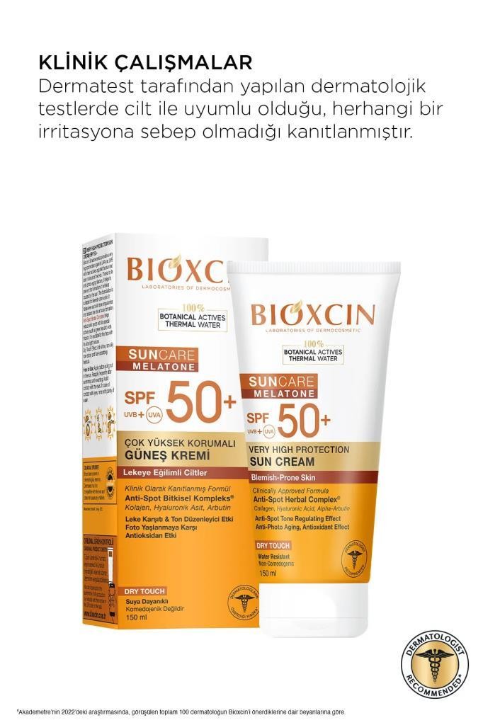 Bioxcin Sun Care Lekeye Eğilimli Ciltler İçin Çok Yüksek Korumalı Güneş Kremi SPF50 150 ml 