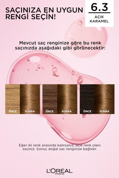 L'Oréal Paris Excellence Creme Saç Boyası 6.30 Açık Karamel