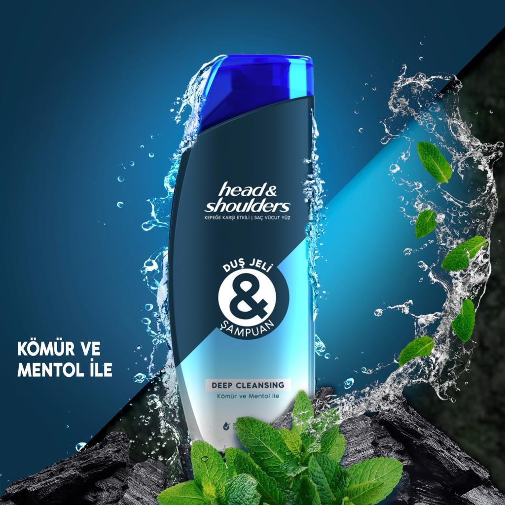 Head&Shoulders Deep Cleansing Duş Jeli ve Şampuan 360 ml