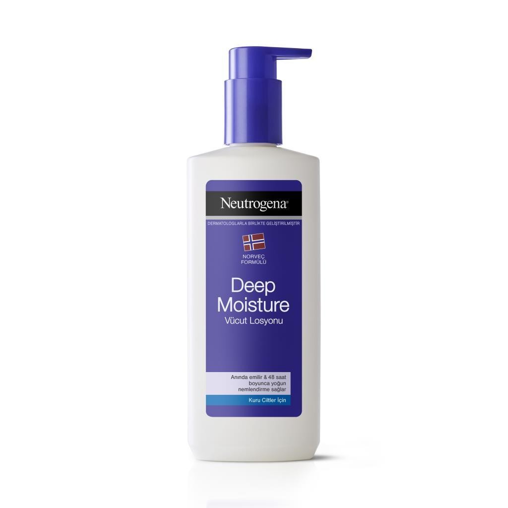 Neutrogena Deep Moisture Kuru Ciltler için Vücut Losyonu 400 ml