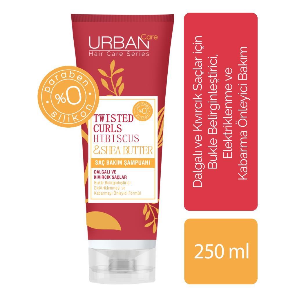 Urban Care Twisted Curls Hibiscus & Shea Butter Saç Bakım Şampuanı 250 ml