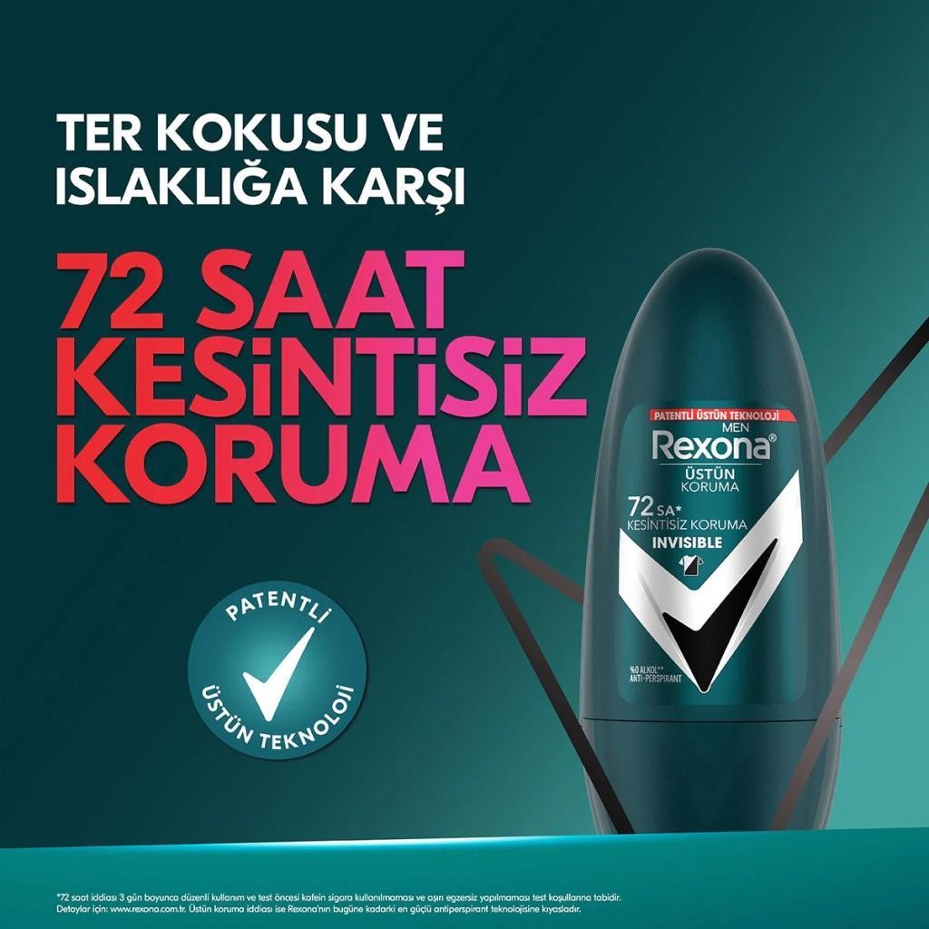 Rexona Kesintisiz Üstün Koruma Invisible Roll-On Deodorant 50 ml 