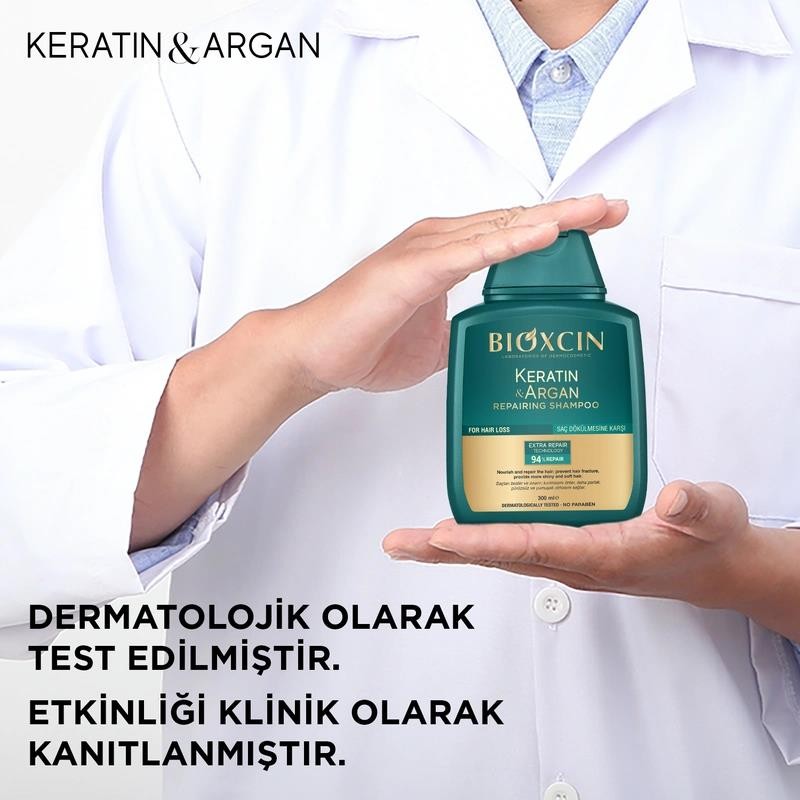 Bioxcin Keratin & Argan Onarıcı Şampuan 300 ml 3 Al 2 Öde 