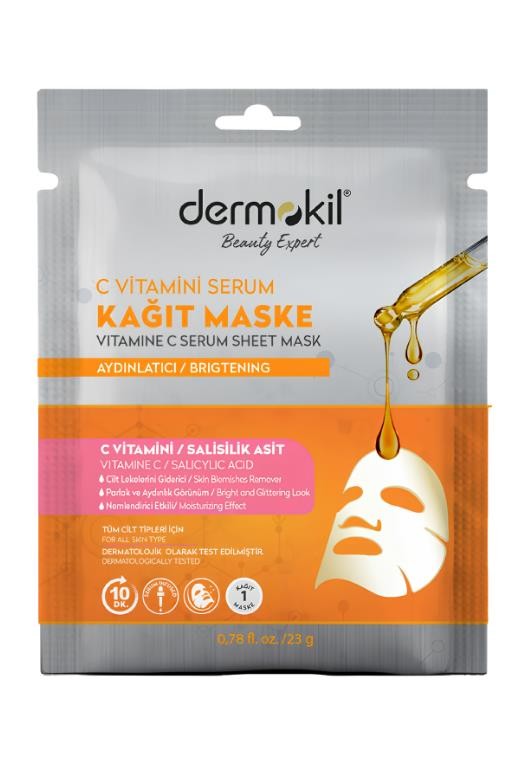 Dermokil C Vitamini Serum Kağıt Maske 23 gr