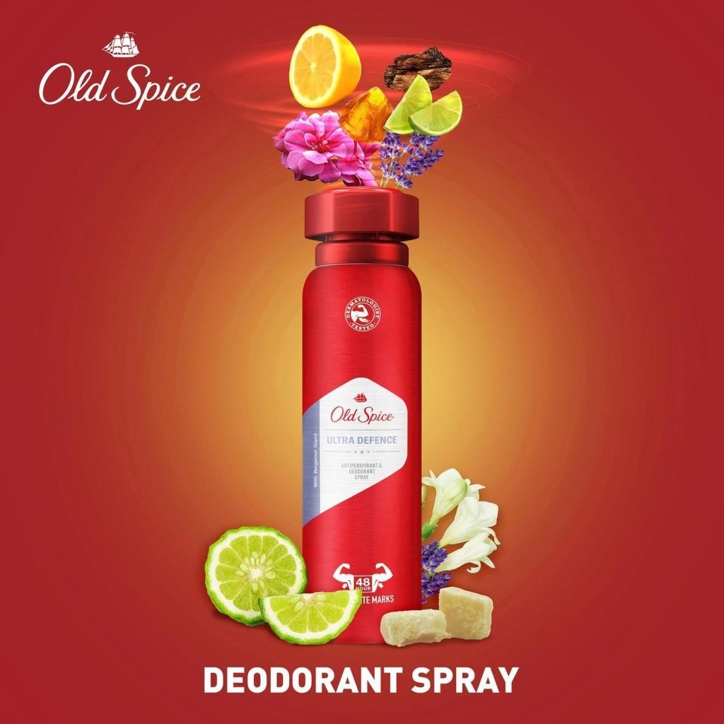 Old Spice Ultra Defence Sprey Deodorant 150 ml