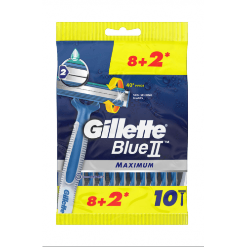 Gillette Blue 2 Maximum Tıraş Bıçağı 10'lu