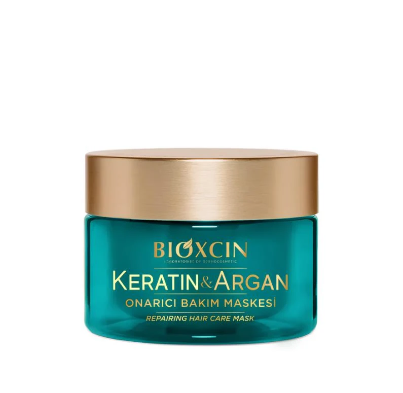 Bioxcin Keratin & Argan Onarıcı Saç Bakım Maskesi 225 ml
