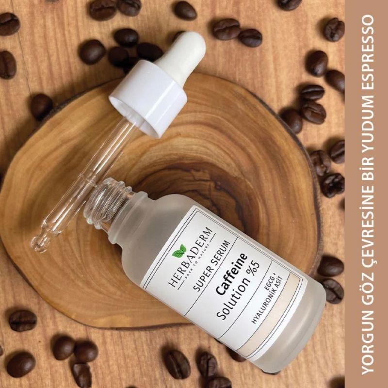 Herbaderm Super Serum Caffeine Solution %5 Göz Çevresi Serumu 30 ml