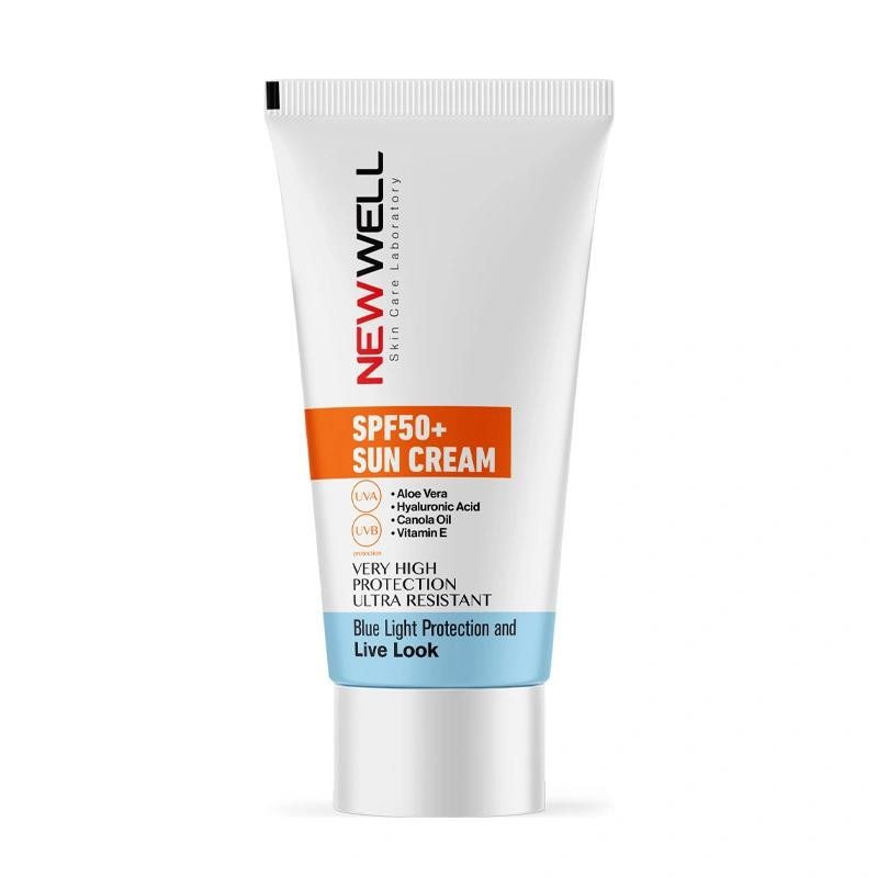 New Well Güneş Kremi Yüksek Koruma SPF50+ 50 ml 