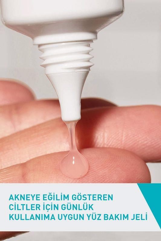 Cerave Akneye Eğilim Gösteren Ciltler İçin Yüz Bakım Jeli 40 ml