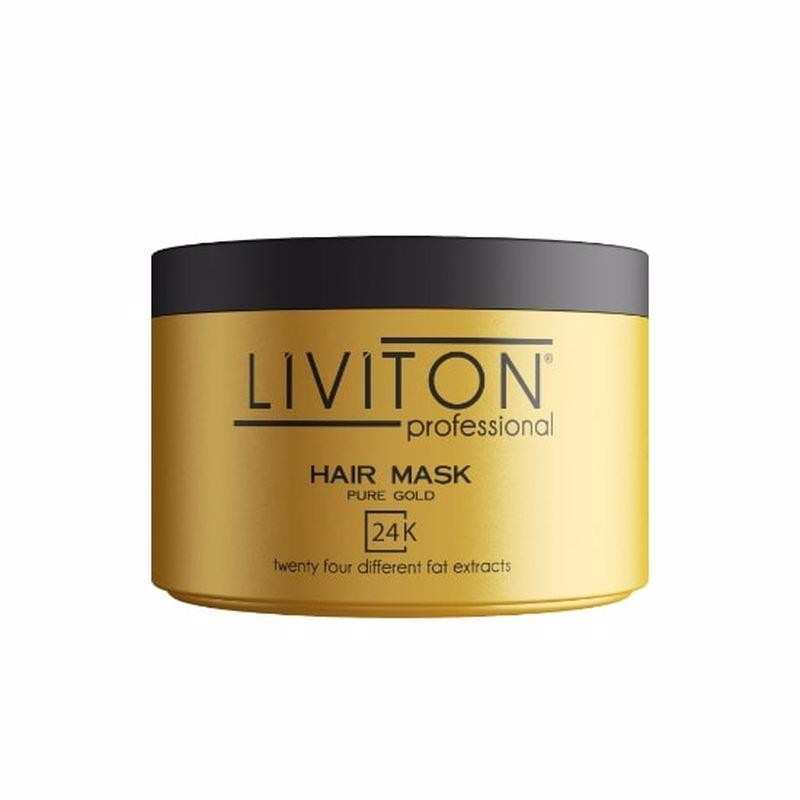 Liviton Professional Pure Gold 24 K Altın Saç Maskesi 300 ml