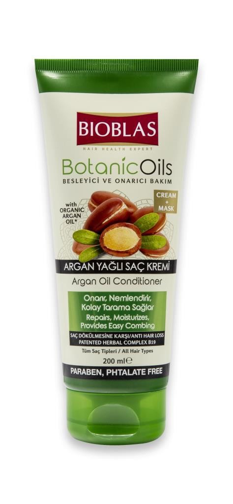 Bioblas Botanic Oils Argan Yağlı Onarıcı Krem Maske 200 ml