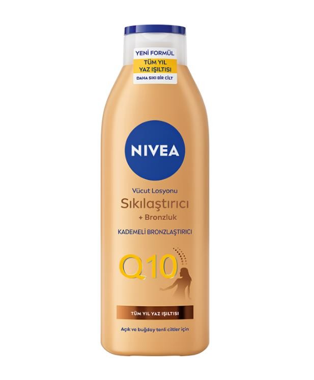 Nivea Q10 Sıkılaştırıcı ve Bronzlaştırıcı Vücut Losyonu 250 ml