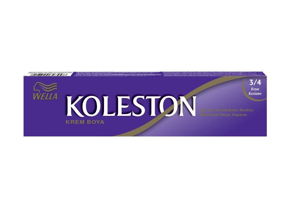 Koleston Krem Tüp Saç Boyası - 3.4 Koyu Kestane