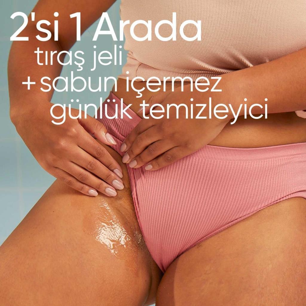 Gilette Venüs Bikini Bölgesi 2'si Bir Arada Temizleyici Tıraş Jeli 190 ml  