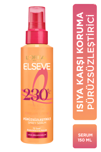 Loreal Paris Elseve Isı Koruyucu & Pürüzsüzleştirici Sprey Serum 150 ml 