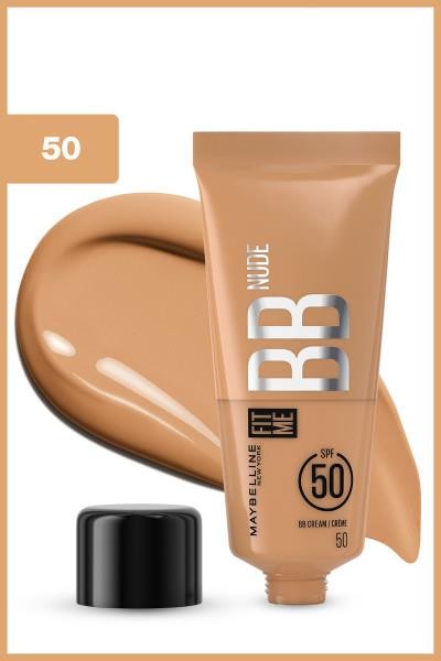 Maybelline Fİt Me BB Cream SPF50+ Renkli Nemlendiric No: 50