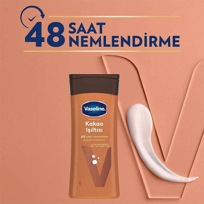 Vaseline Kakao Işıltısı Vücut Losyonu 200 ml 