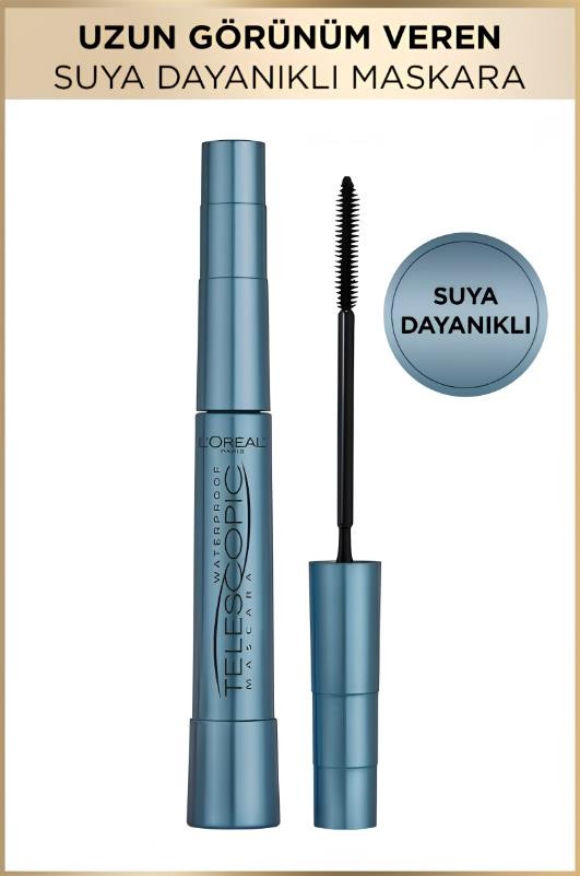 L'Oréal Paris Telescopic Suya Dayanıklı Maskara - Siyah