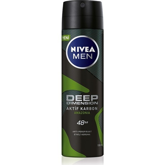 Nivea Men Deep Dimension Amazonia Deodorant Sprey 150ml