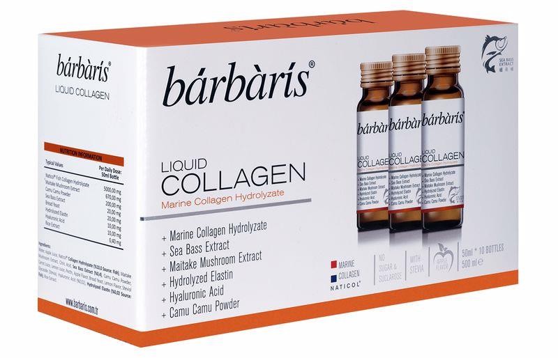 Barbaris Liquid Collagen Takviye Edici Gıda 10x50 ml