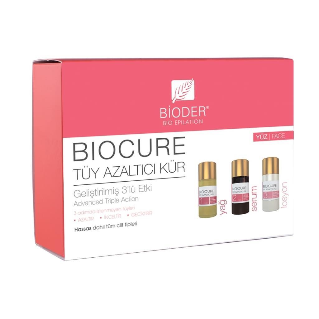 Bioder Biocure Tüy Azaltıcı Yüz Kürü 3x5 ml