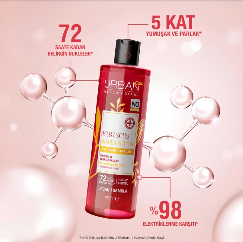 Urban Care  Hibiscus & Shea Butter Saç Bakım Şampuanı 