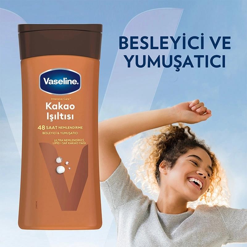 Vaseline Kakao Işıltısı Vücut Losyonu 200 ml 