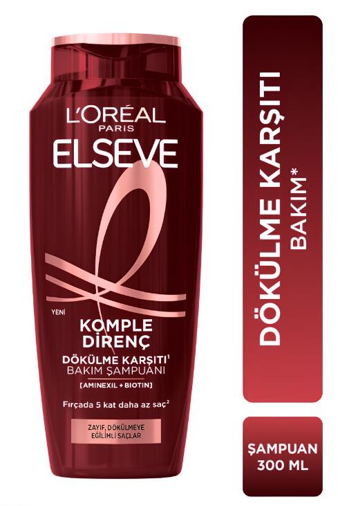 L'Oréal Paris Elseve Komple Direnç Dökülme Karşıtı Şampuan 300 ml