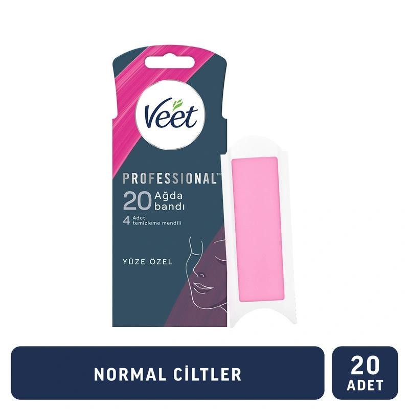 Veet Professional Yüze Özel Sir Ağda Bantları 20'li 