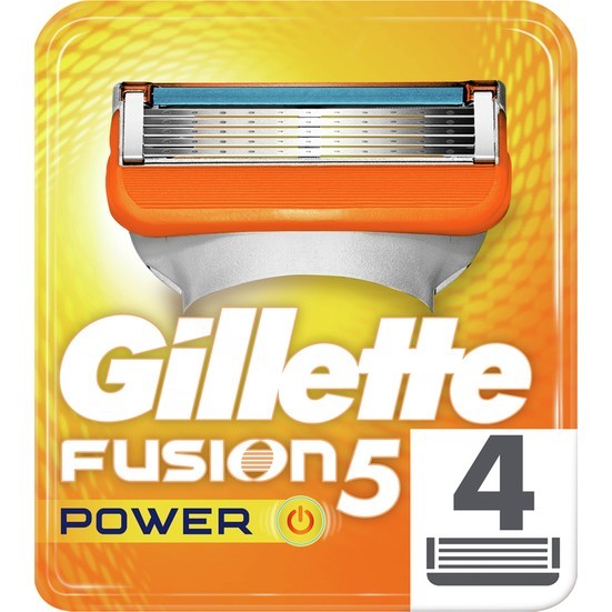 Gillette Fusion Power Yedek Bıçak 4'lü