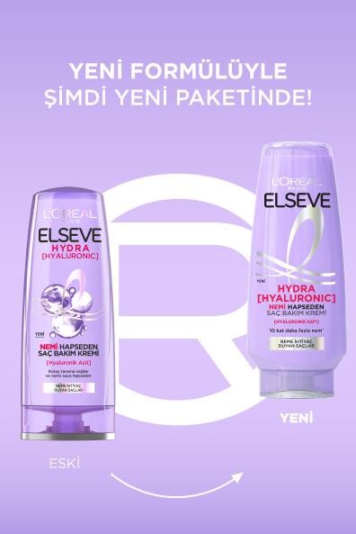 Loreal Paris Elseve Hydra (Hyaluronic) Nemi Hapseden Saç Bakım Kremi 250 ml