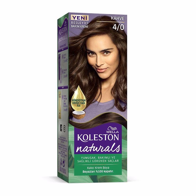 Koleston Naturals Kalıcı Krem Saç Boyası - 4.0 Kahve