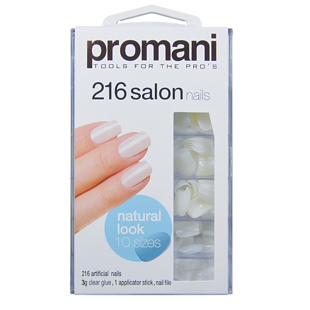 Promani 216 Salon Nails Natural Look 10 Sizes Takma Tırnak Kiti