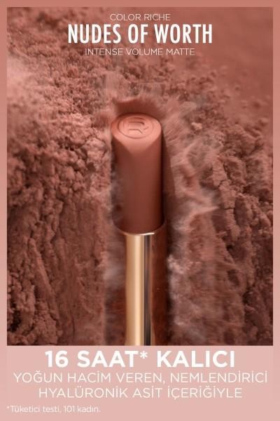 L'Oréal Paris Color Riche Intense Volume Matte Ruj - 505 Nude Resilient