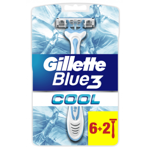 Gillette Blue 3 Cool Kullan-At Tıraş Bıçağı 8'li