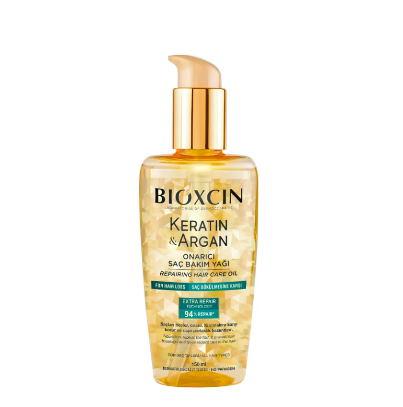 Bioxcin Keratin Argan Onarıcı Saç Bakım Yağı 150 ml