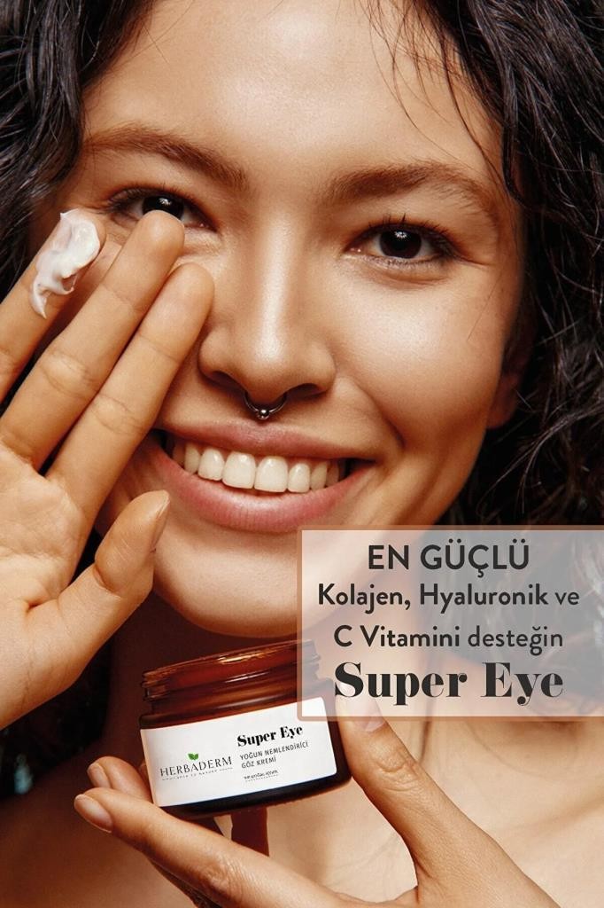Herbaderm Super Eye Aydınlatıcı ve Kırışıklık Karşıtı Nemlendirici Göz Kremi 20 ml