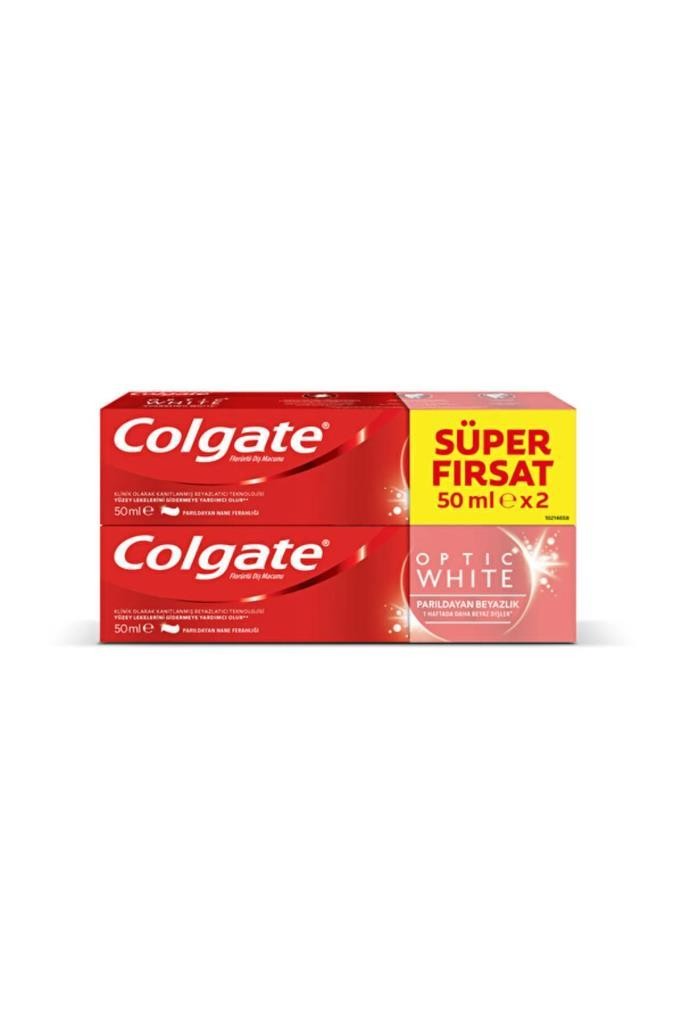 Colgate Optik White Diş Macunu 50 ml × 2