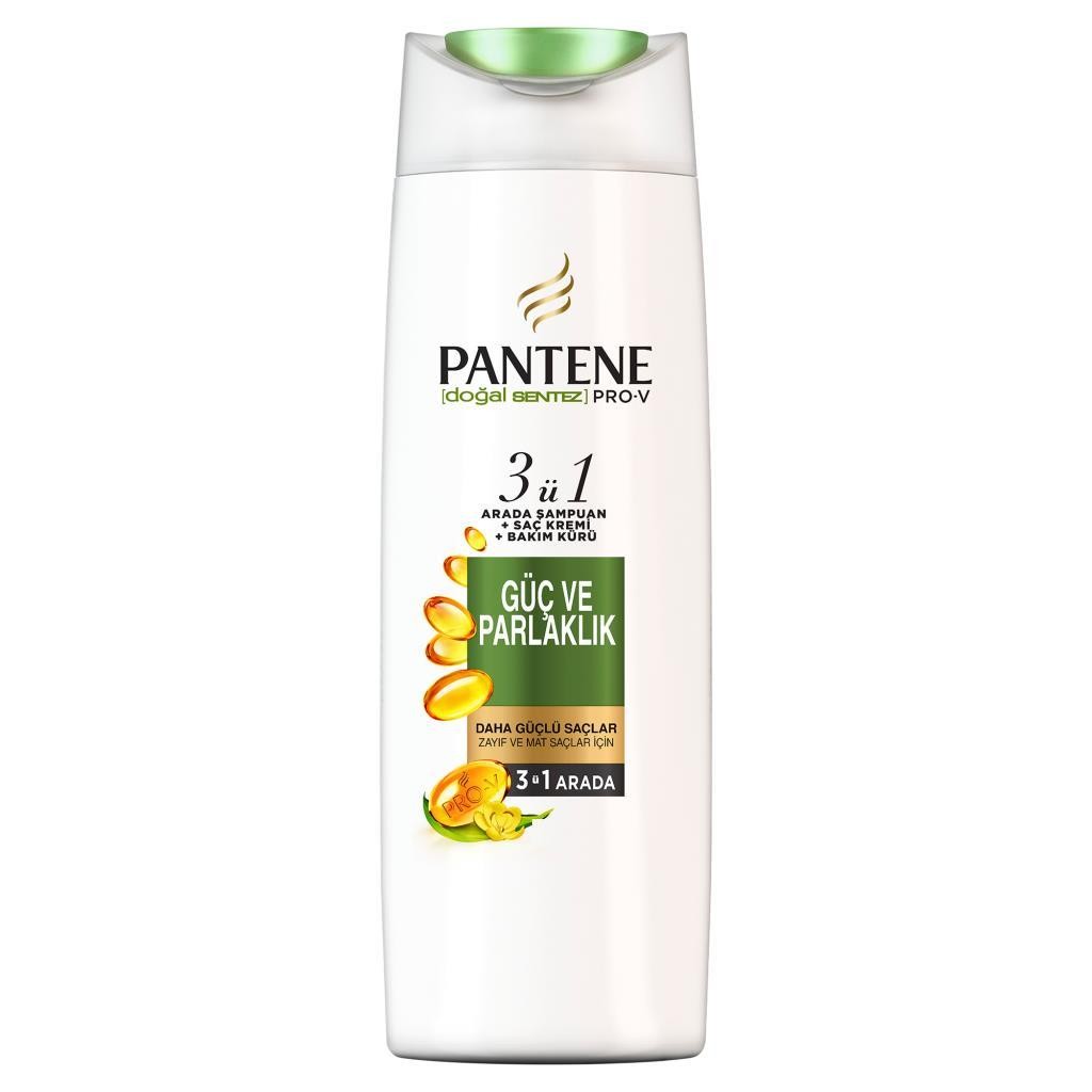 Pantene Pro-V Doğal Sentez Güç ve Parlaklık 3'ü 1 Arada Şampuan 400 ml