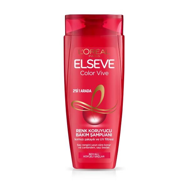 L'Oréal Paris Elseve Color Vive 2'si 1 Arada Renk Koruyucu Bakım Şampuanı 450 ml