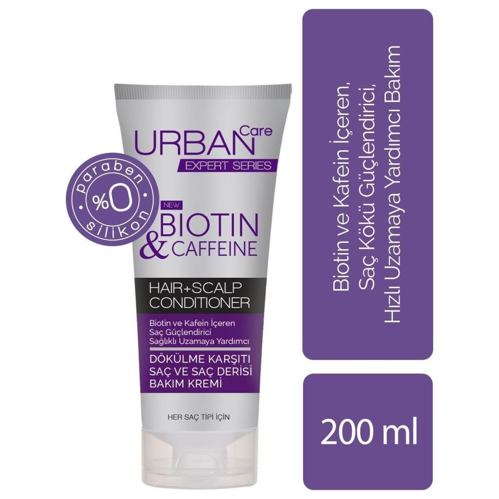 Urban Care Expert Series Biotin & Caffeine Dökülme Karşıtı Saç ve Saç Derisi Bakım Kremi 200 ml
